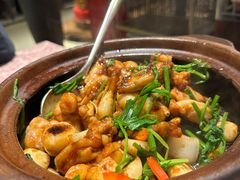 老姜大葱爆炒牛蛙煲-囍凤楼·粤菜·点心·火锅(温特莱店)