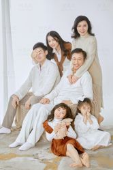 -时光纪亲子全家福照相馆(静安店母女写真父母纪念照)