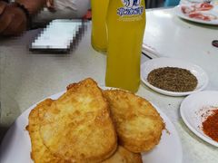 鸡蛋炸馒头片-大槐树烤肉馆