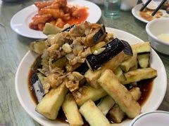 蛤蜊肉拌茄子-华春餐馆(鱼山路店)