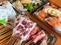 猪肉串-北京上庄水库尚野露天户外自助烧烤