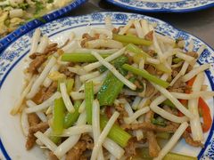 毛草根炒肉丝-老味道1992(武当山店)