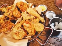 炸鸡翅一半一半-富乐满韩国正宗炸鸡韩国料理(虹泉路店)