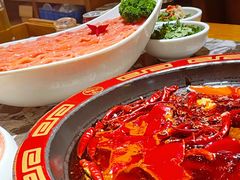 牛油红锅-蜀辣居鲜货老火锅(红牌楼店)
