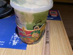 抹茶冰冰茶-LELECHA乐乐茶(上海五角场万达广场店)