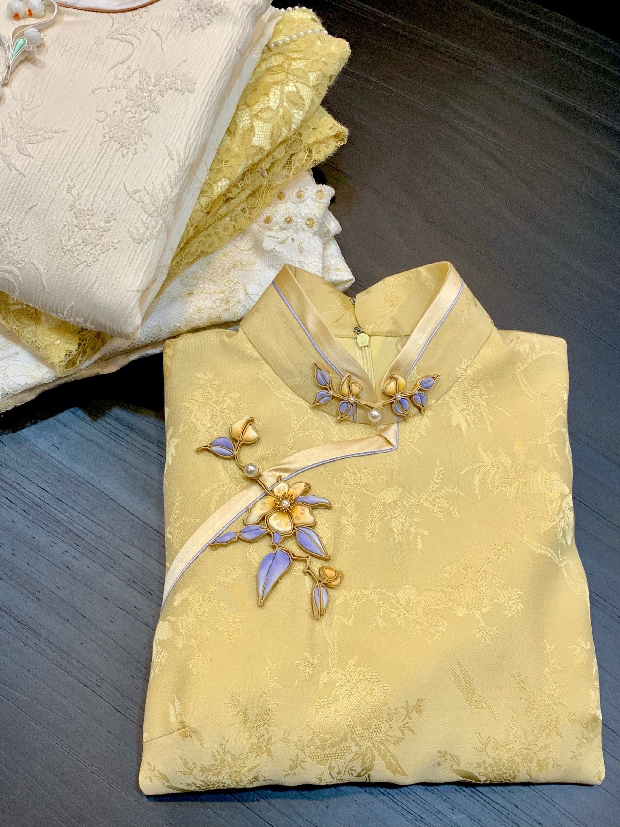 谁懂啊这种盘扣旗袍有多美