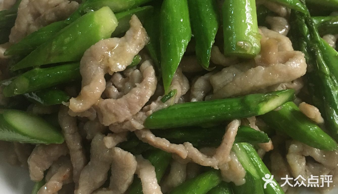 假式家常菜之美味的芦笋炒肉