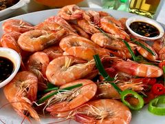 白灼海虾-海上驿站渔家菜馆