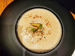 卡布奇诺蘑菇汤配牛肝菌-AZUL by FUEL蓝色·法式酒馆(琶醍店)