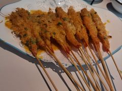 咸蛋黄串串虾(半份)-南山翁新概念川菜(江宁万达广场店)