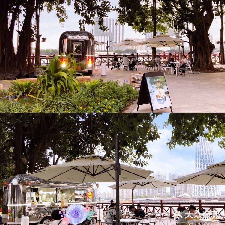 海心沙▪️唯一一家江边能看日落的咖啡店