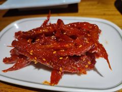 拌明太鱼-小花花炭火烤肉·十五年延吉风味(左家庄店)