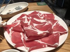 羊后腿肉-额尔敦传统涮火锅·烧烤(鑫源山庄店)