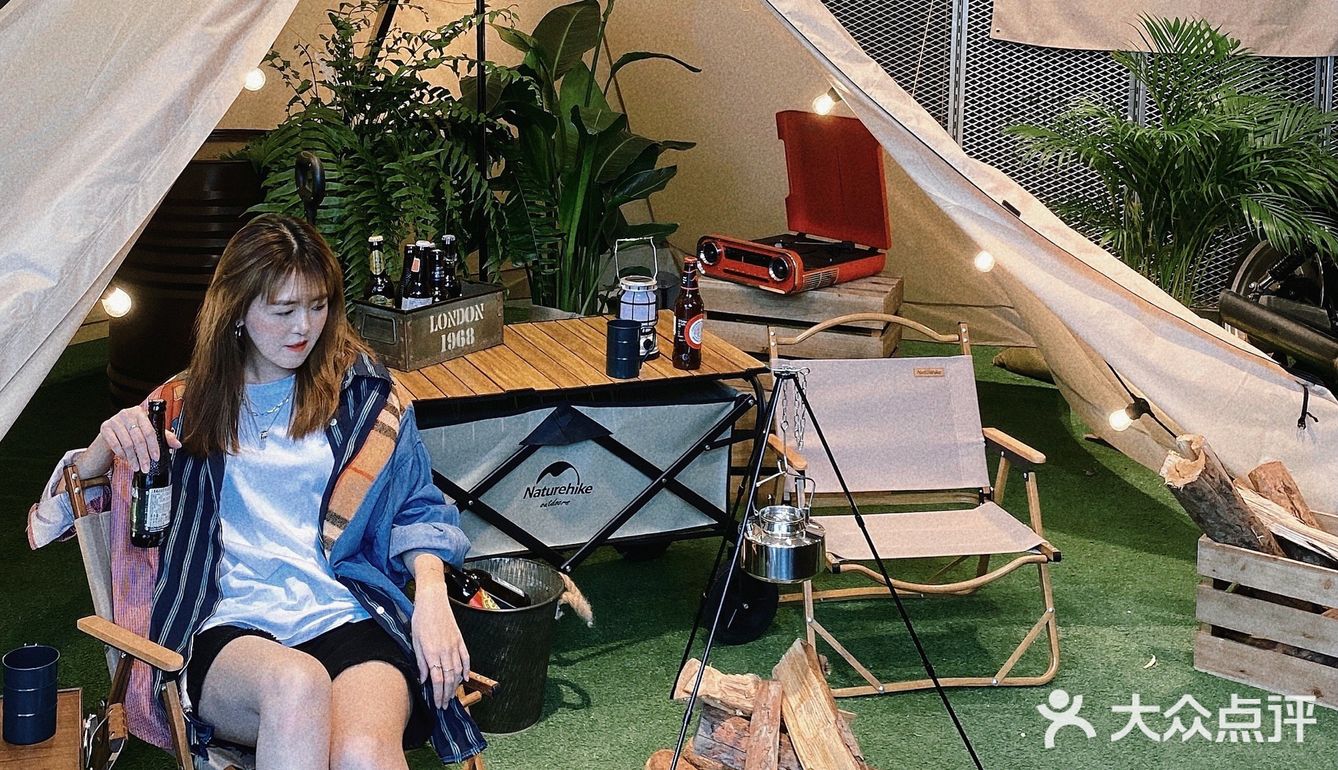 中山🏕在商场里露营？氛围和仪式感都绝了！