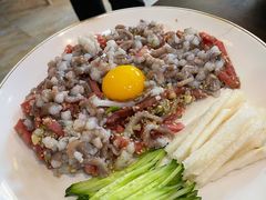 生拌八带牛肉-金明子八带鱼馆(正宗韩国连锁店)