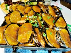 铁板蝴蝶茄-荣鹏风味烀饼总店