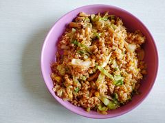 鱿鱼烧烤饭-中央财经大学-食堂