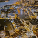厦门拍照｜俯瞰黄昏蓝调时刻海岸沙坡尾🌆🏙