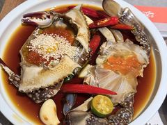 草家招牌酱油蟹-草家酱蟹炭火烤肉店(珲春南路一店)