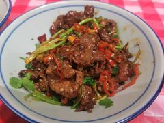 爆炒雪花牛腱肉-荆九爷爆炒桥头三嫩(浙大店)