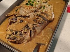 油爆蒜蓉粉丝烤鱼-鱼酷活鱼烤鱼(南京水游城店)