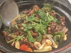 紫苏啫新鲜田鸡-大头唛·啫鸡煲.粤菜.专门店(289艺术园区店)