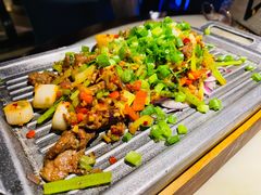 葱椒爆牛肉-绿茶餐厅(朝阳大悦城店)
