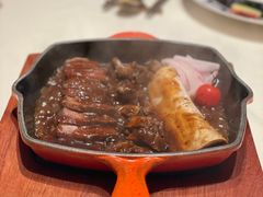 黑椒汁生烧安格斯牛肋骨-炳胜私厨(万象前海店)