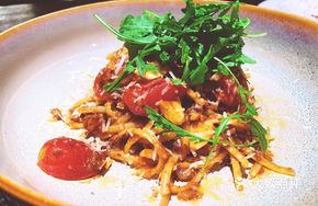 Slow-Cooked Australian Beef Sauce Italian Flat Noodles