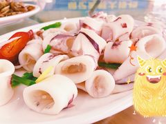 白灼鱿鱼筒-明记海鲜大排档(巽寮湾店)