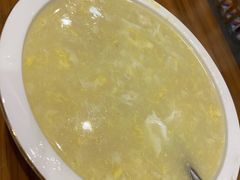 海鲜疙瘩汤-晚归月亮湾私家菜(临邑路店)