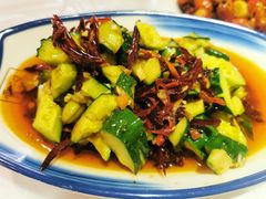 刀拍黄瓜-早酒肖汉老味拌面