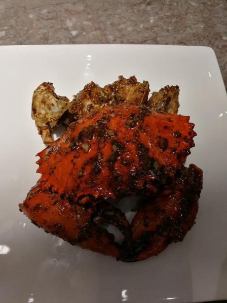 海南私房菜(海棠湾店)-"兴隆胡椒蟹里估计放了一瓶胡椒,把好蟹给浪.