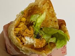 -小红车炸蛋葱油饼