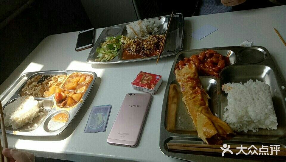 青岛二中食堂糖醋里脊图片