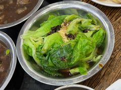 烫青菜-歪头牛肉(金龙壹号店)