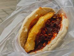 蛋菜夹馍-老马家马蓉蛋菜夹馍·腊牛肉夹馍(回民街店)