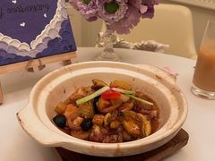 黑蒜鲍鱼焖鸡-火璽·園