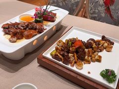 山菌葱爆雪花牛肉-尚一汤·粤菜海鲜(环球港店)