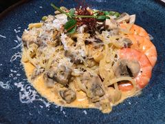 芝士蘑菇鲜虾意大利面-BE BRIGHT KITCHEN(正佳广场店)