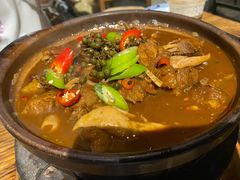 青花椒肥肠鸡煲-十六蒲(桂林路店)