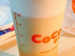 咸蛋黄鲜芋珍珠奶绿-CoCo都可(中华广场店)