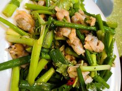 芹菜苗干丝拌黄蚬子-蠔友汇·海鲜·生蚝烧烤(大东店)