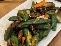 黄鳝炒秋葵-大唐靓汤江门私房菜(景田店)