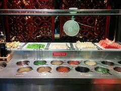 自助调料区-七欣天香辣蟹火锅(上海银亿滨江店)