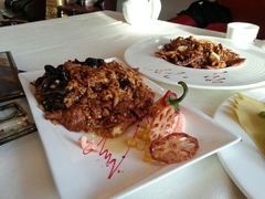 老爆三&nbsp;京酱肉丝&nbsp;醋溜目蓿&nbsp;水爆肚-卫鼎轩·家宴(水上公园店)