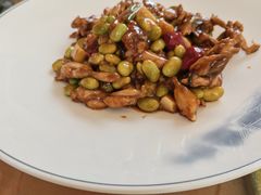 田鸡烧毛豆-罗阳人家私房菜(罗阳路店)