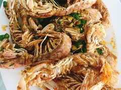 椒盐濑尿虾-红月湾海鲜饭店•沙滩海景(双月湾店)