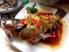 生啫石斑鱼-悦真雅院·四合院·清真私房菜(雍和宫店)