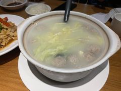 白菜豆腐丸子汤-一轩饺子馆(丽都店)